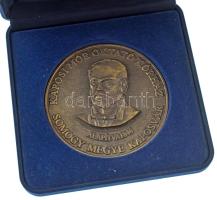 2006. "Kaposi Mór Oktató Kórház - Somogy megye Kaposvár - Alapítva 1846 / Kaposi Mór Oktató Kórház alapításának jubileuma alkalmából Dr. Mike György részére - 160 - 2006" bronz érdemérem, eredeti tokban (106mm) T:AU