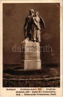 Budapest V. Szabadság tér, Irredenta szobor: Dél. B. J. Bp. (szakadás / tear)