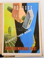 Politikai plakátok 1945-1948. Szerk.: Szintay Jánosné, Fegyó János. Bp., 1970, Kossuth, 16 t. Benne Konecsni György, Mallász Gita, Szántó Piroska, Gönczi-Gebhardt Tibor, Fischer Ilona Filo, Káldor László plakátjainak reprodukcióival. Kiadói mappában, sérült, kopott, javított mappával, hiányos, csak 16 táblával és kísérőfüzet nélkül.