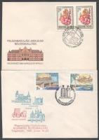 Kb. 25 db címezetlen küldemény alkalmi bélyegzésekkel az 1980-as évekből