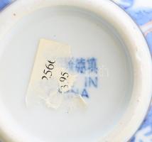 6 darab kanai leveses csésze, kanállal, jelzett, hibátlan, d: 11 cm