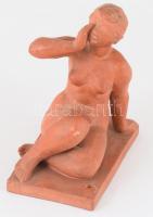 Józsa Bálint (1937-): Női akt. Jelzett, kopással, 15x17 cm