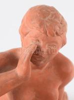 Józsa Bálint (1937-): Női akt. Jelzett, kopással, 15x17 cm