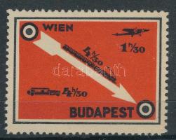 Bécs-Budapest repülőjárat levélzáró