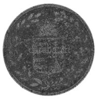 1900 k. "Fél napi munka" Cu-Ni Dohánygyári bárca (28mm) T:VF,F, patina