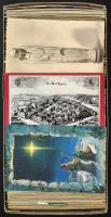 Kb. 850 db MODERN üdvözlőlap, ünnepek, művészet, természet képeslap dobozban / Cca. 850 modern greeting postcards: art, nature in a box