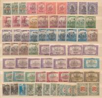 Kolozsvár 1919 66 db bélyeg lemezhibák kereséséhez, Bodor vizsgálójellel