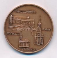 Lebó Ferenc (1960-) 1989. "Mosonmagyaróvár - 1939 - 1989 / Magyaróvár - Moson - Lucsony" b...