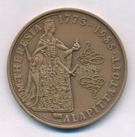 Bognár György (1944-) 1985. "M. Theresia alapíttatott 1773-1985 / Bizományi Áruház Vállalat - B...