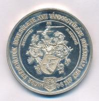 Kelemen Kristóf (1922-2001) / Sebestyén Sándor (1949-) 1987. "MÉE XVII. Vándorgyűlés Nyíregyháza / Bessenyei György" Ag emlékérem (35,57g/0.835/42,5mm) T:AU (eredetileg PP) patina Adamo NH7