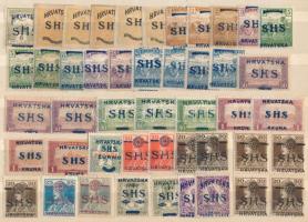 SHS 1918 46 db bélyeg, Bodor vizsgálójellel