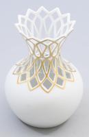 Herendi mid-century váza. Terv.: Cs. Illés Irén. Jelzett, hibátlan, m: 15 cm