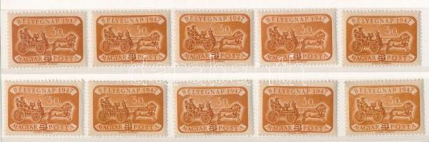 1947 Bélyegnap 10 db bélyeg (20.000)