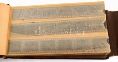 Erotikus fotónegatívok gyűjteménye: összesen kb. 900 db negatív, 50 lapos negatívtartó albumban, az ...