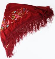 Kalocsai mintával kézzel hímzett stóla, jó állapotban