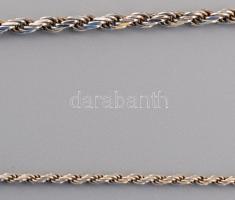 Ezüst (Ag) 2 db walles karkötő, jelzett, h: 18 és 20,5 cm, nettó: 6,2 g