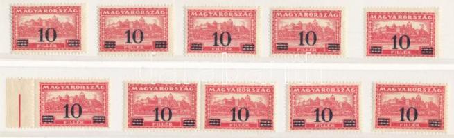 1933 Kisegítő bélyeg 10 db (15.000)