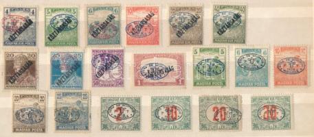 Debrecen I. 1919 19 db bélyeg, Bodor vizsgálójellel