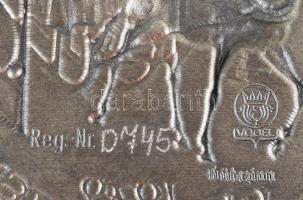 1979-1987 4 darab ón karácsonyi dísztál, d: 19 cm