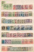 Nagyvárad 1919 Kb. 98 db bélyeg lemezhibák kereséséhez, Bodor vizsgálójellel