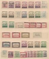 Nyugat-Magyarország 1921 41 db vegyes bélyeg, Bodor vizsgálójellel