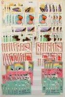 1959-1992 Sok ezer bélyeget, rengeteg postatiszta és használt teljes sort tartalmazó nagy rendező külföldi e-bay kereskedői hagyatékból 4 db 30 lapos + 2 db 16 lapos A/4 berakóban. Az anyag nyomási eltérésekre teljesen átnézetlen!! Magas katalógus érték!!