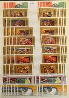 1959-1992 Sok ezer bélyeget, rengeteg postatiszta és használt teljes sort tartalmazó nagy rendező kü...