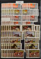 1959-1992 Sok ezer bélyeget, rengeteg postatiszta és használt teljes sort tartalmazó nagy rendező kü...