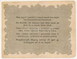 1849. 10Ft "Kossuth bankó", "OG. 65 8515" T:F pici szakadás és anyaghiányosra ko...