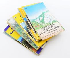 13 db magyar turistatérkép: Mátra, Mecsek, Soproni-hegység, Aggtelek, Jósvafő és környéke, stb.