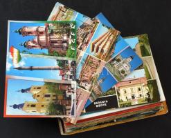 100 db MODERN osztott magyarországi város képeslap, szép állapotban / 100 modern Hungarian town postcards in good condition