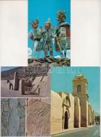 PERU - 15 db MODERN megíratlan város képeslap /15 modern unused town postcards