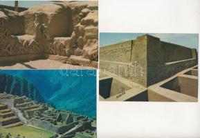 PERU - 15 db MODERN megíratlan város képeslap /15 modern unused town postcards