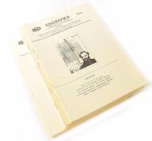 Kisgrafika folyóirat 1990-1999, komplett évfolyamok (90/3 sz. hiányzik). A tételhez tartozik az 1994 és 1997. évi különszám. Kiadói papírborítóban, jó állapotban.