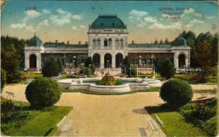 1916 Lipik, Ljecilisne dvorane. Arthur König / gyógyterem / Kursalon / spa + "K.u.k. Militärzensur Zagreb"