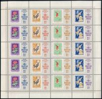 1965 Bélyegnap 4 db teljes ív (12.000)