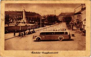 1953 Nagykanizsa, autóbusz. Képzőművészeti Alap Kiadóvállalata (Rb)