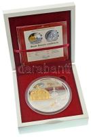 Ifj. Szlávics László (1959-) DN "Szent Korona emlékérem" részben aranyozott, peremén jelze...