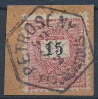 "PETROSÉNY / PÉ(NZ)ROVATOLÁS" (A Gudlin "Petrozsényként" írja)