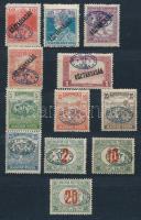 Debrecen I. 1919 12 db klf bélyeg, Bodor vizsgálójellel