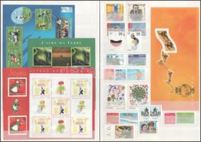 Franciaország gyűjtemény a 2002-2011 közötti időszakból, 6 db kétoldalas A4-es berakólapon, főleg bl...