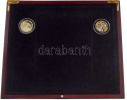 2002 k. "Emlékérem az euróövezet országainak közös valutájáról" 20xklf aranyozott, ezüstöz...