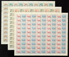 1972 Óbuda - Buda - Pest hajtatlan teljes ívsor