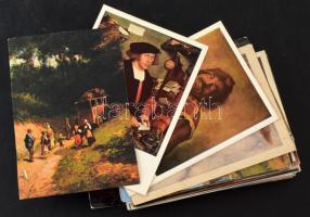 Kb. 100 db MODERN művész képeslap / Cca. 100 modern art postcards