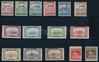 Borosjenő 1919 15 db magánkiadású bélyeg