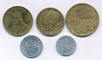 Románia 1930. 10L Ni-sárgaréz "II. Károly" + 1947. 10.000L Ni-sárgaréz "I. Mihály&quo...