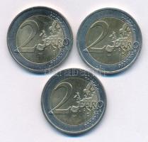 Franciaország 2012. 2E "10 éves az Euro" + 2013. 2E "Élysée-szerződés" + Luxembu...