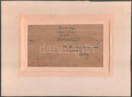 Jaksa István (1894-1982): Csendes-tenger (Capri). Olaj, karton, hátoldalán jelzett és Jaksa István a...