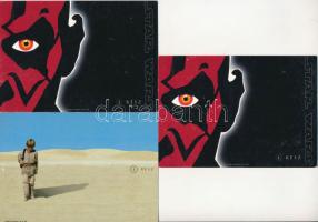 3 db MODERN Star Wars reklám képeslap (2 féle) / 3 db modern Star Wars advertisement cards (2 types)