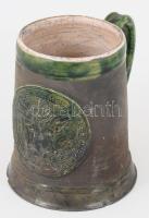 Szentgyörgyi Dezső Harcászati Repülőezred korsó, lepattanással, m: 15 cm